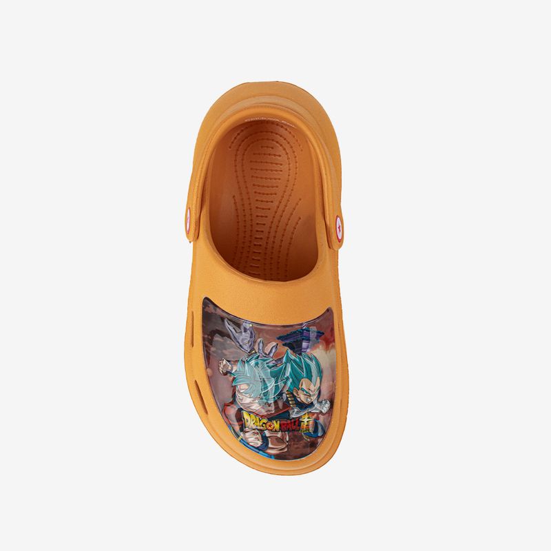 Sandalia-clogs-con-parche-de-personajes-en-pvc-color-naranja