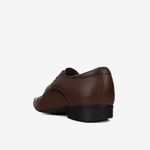 Zapato-elegante-de-cuero-con-almohadilla-en-el-talon-color-cognac