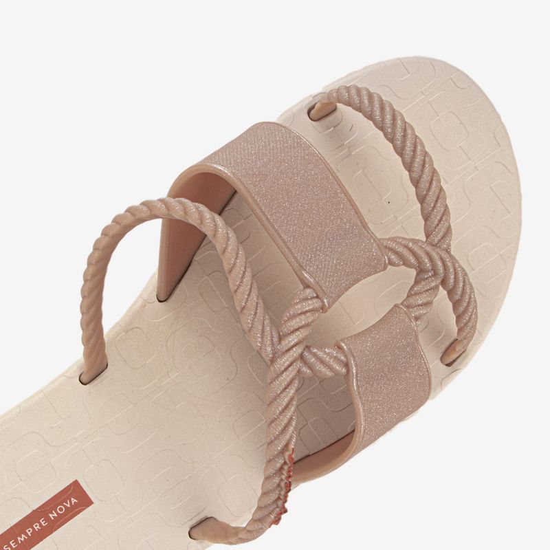 Sandalia-slider-dorado-de-planta-flexible-para-mujer-color-beige-oro