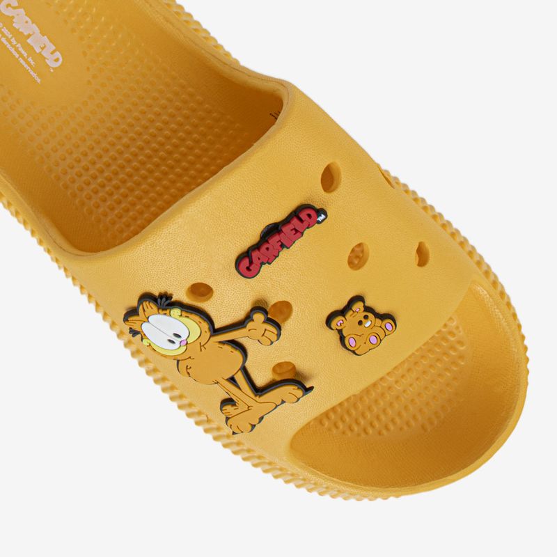 Sandalia-slider-mujer-de-Garfield-color-anaranjado