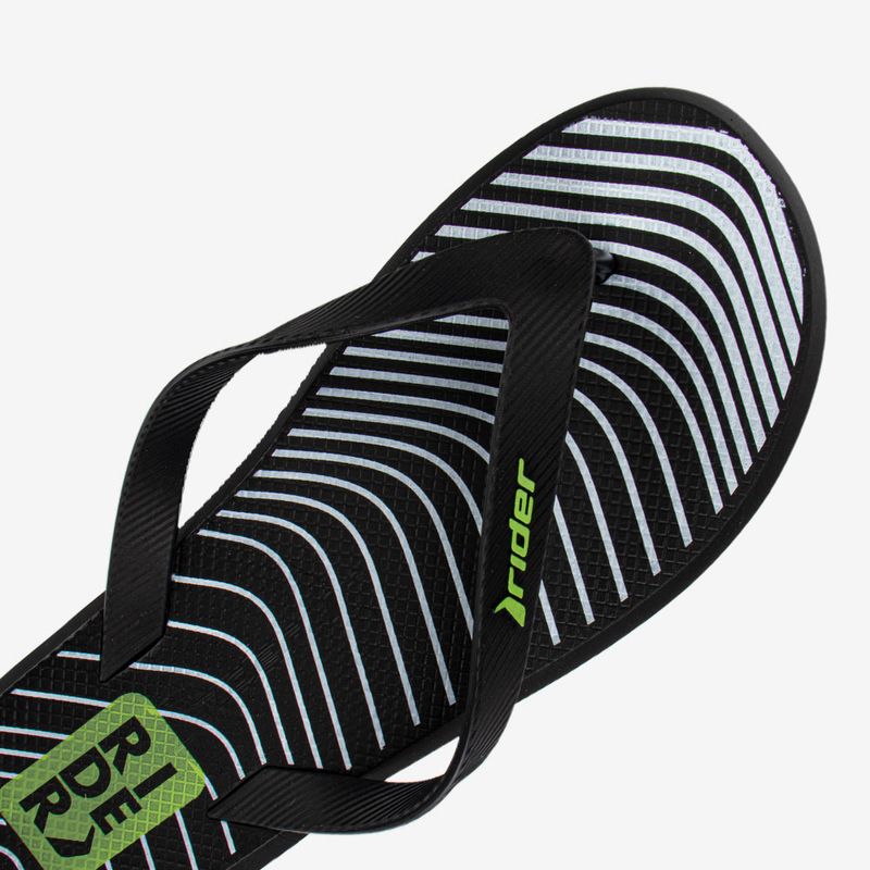 Sandalia-flip-flop-Rider-para-hombre-color-negro-verde