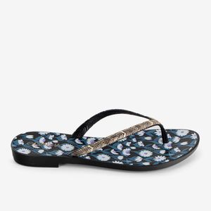 Sandalia Flip Flop Negro/Oro 2GDD86