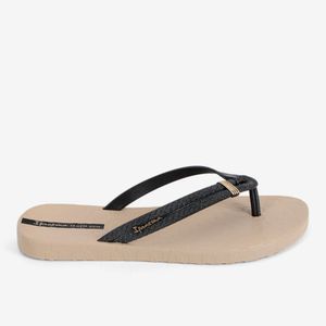 Sandalia Flip Flop Beige/Negro 2IPC39