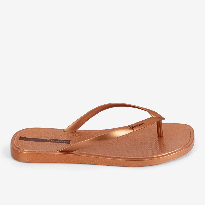 Sandalia-flip-flop-Ipanema-para-mujer-color-bronce-metalizado