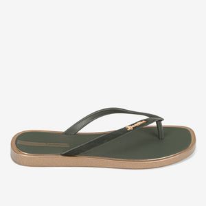 Sandalia Flip Flop Verde/Oro 2IPF55