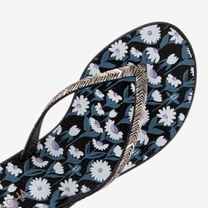 Sandalia Flip Flop Negro/Oro 2GDD86