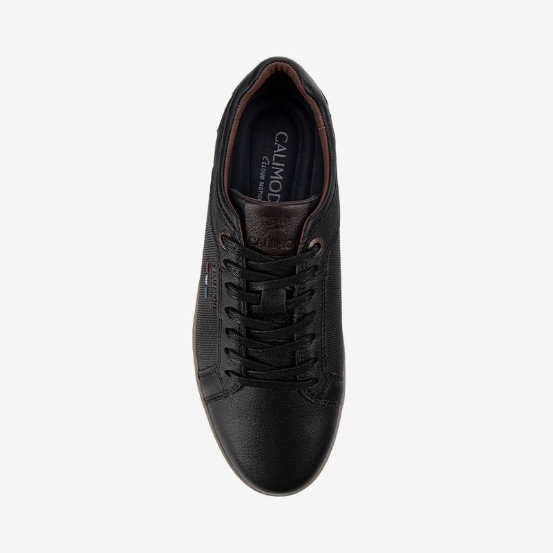 Zapatilla-casual-para-hombre-de-cuero-con-cloud-motion-color-negro