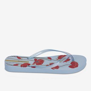 Sandalia Flip Flop Celeste/Rojo 2IPK71