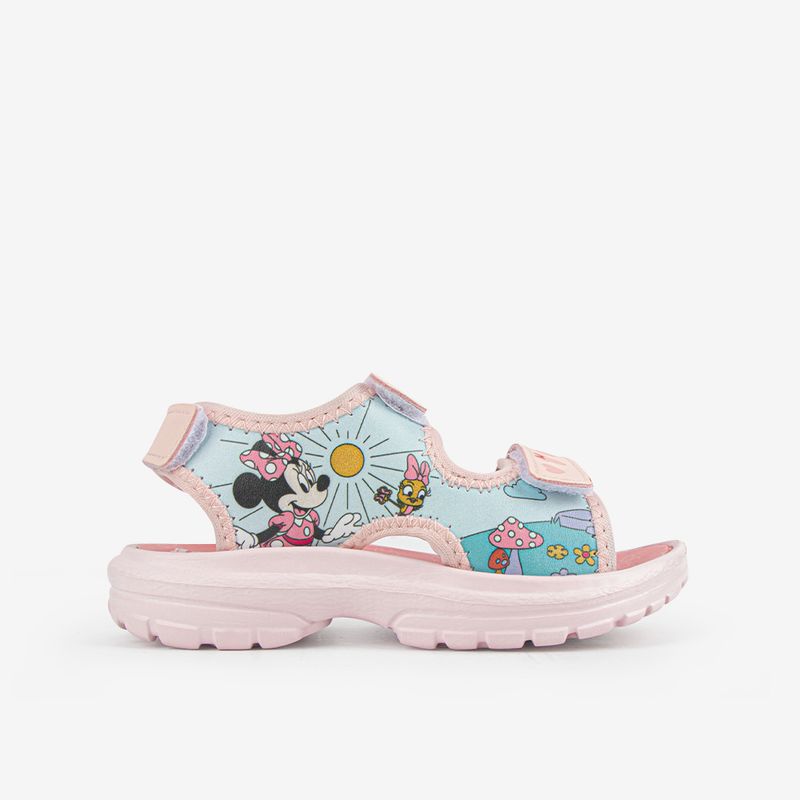 Sandalia-flat-nina-Minnie-color-rosado