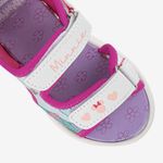 Sandalia-flat-nina-Minnie-color-blanco