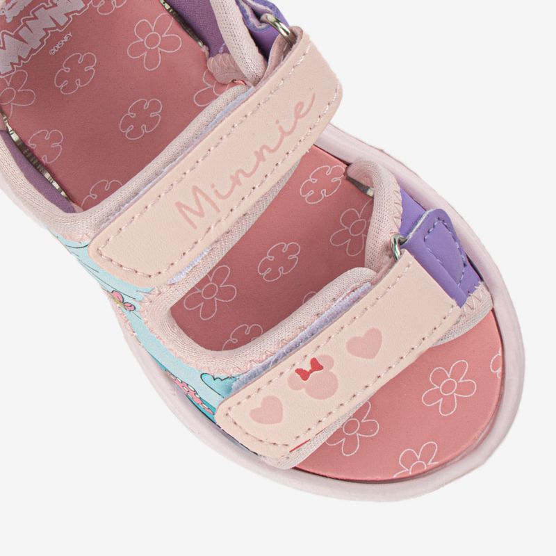Sandalia-flat-nina-Minnie-color-rosado