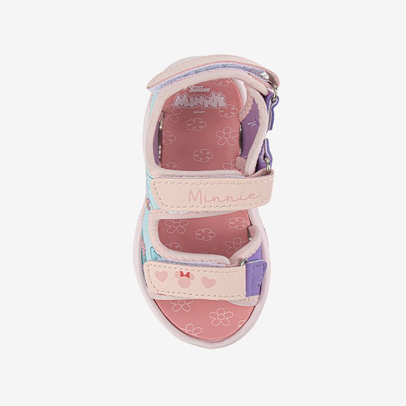 Sandalia-flat-nina-Minnie-color-rosado
