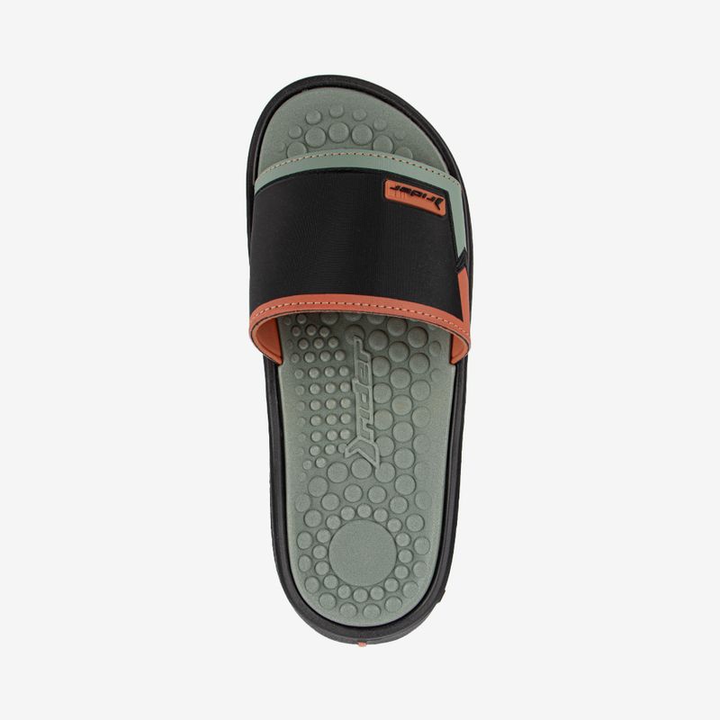 Sandalia-slider-de-hombre-Rider-color-verde-negro