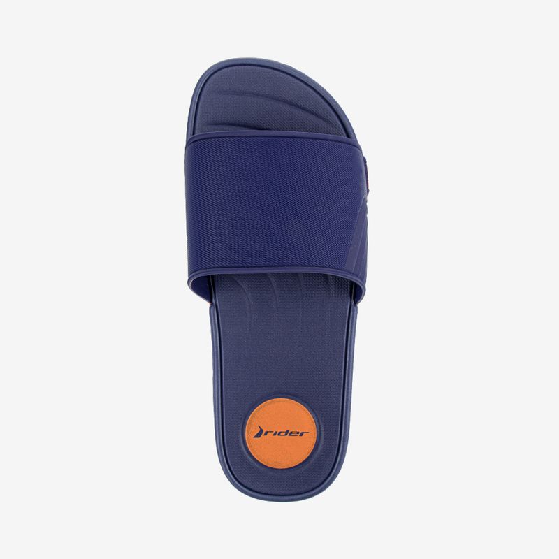 Sandalia-slider-de-hombre-Rider-color-azul-naranja