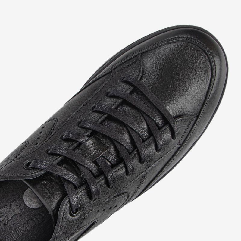 Zapatilla-casual-para-hombre-de-cuero-color-negro