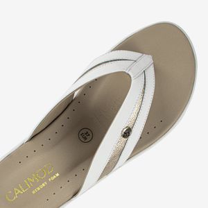 Sandalia Casual Con Plataforma Blanco 3CC2001