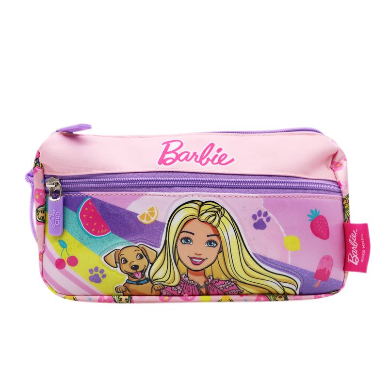 Set-de-maleta-con-ruedas-lonchera-y-cartuchera-Barbie-para-ninas-color-varios