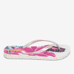 Sandalia Flip Flop De Mujer Blanco/Rosa 2IPJ83