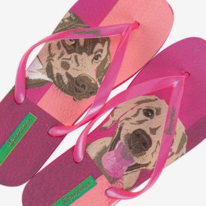 Sandalia Flip Flop De Mujer Rosado 2IPJ05