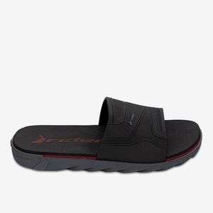 Sandalia Slider De Hombre Negro/Rojo 2RDC41
