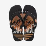 Sandallia-flip-flop-de-verano-color-negro-naranja
