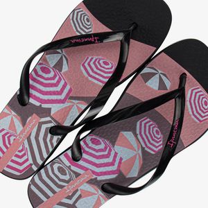 Sandalia Flip Flop De Mujer Negro 2IPK36