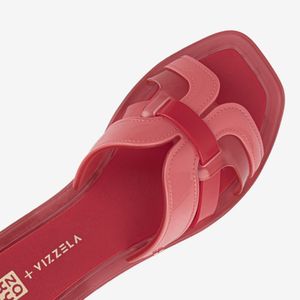 Sandalia Flats Rojo/Rosa 2GZE52