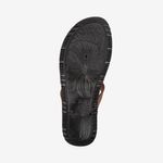 Sandalia-slider-con-triple-banda-color-negro-marron
