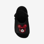 Sandalia-flats-para-bebe-Mickey-color-negro-rojo