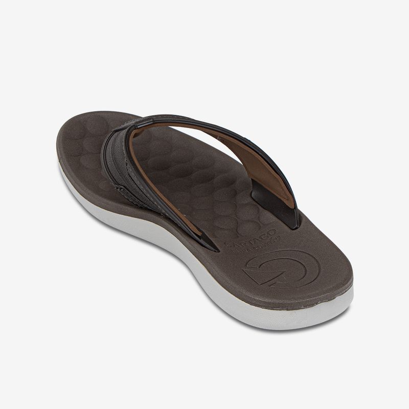 Sandalia-flip-flop-de-hombre-Cartago-color-marron-negro