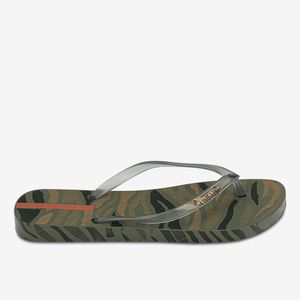 Sandalia Flip Flop De Mujer Verde/Naranja 2IPG17