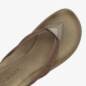 Sandalia Flip Flop Oro 2GDA35