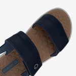 Sandalia-flat-de-hombre-Cartago-color-mostaza-azul