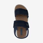 Sandalia-flat-de-hombre-Cartago-color-mostaza-azul