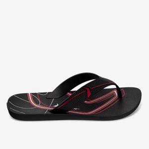 Sandalia Flip Flop De Hombre Negro/Rojo 2RDG71