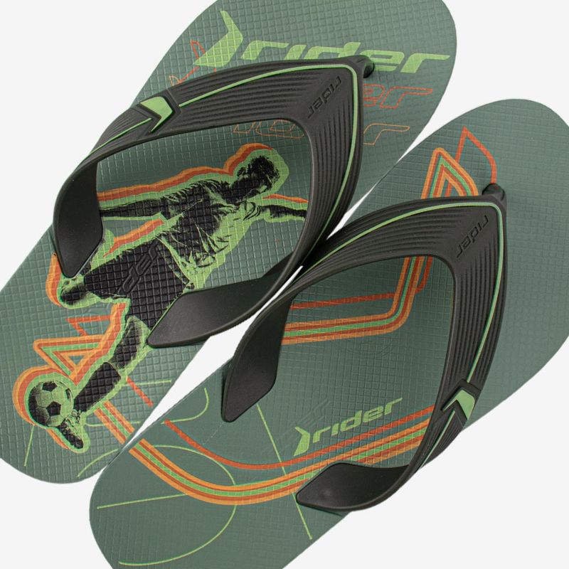 Sandalia-flip-flop-de-hombre-Rider-color-verde