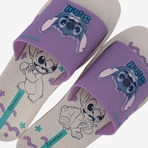 Sandalia Slider Stitch Beige/Lila 2SGA66