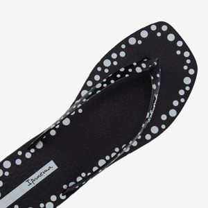 Sandalia Flip Flop De Mujer Negro 2IPH16