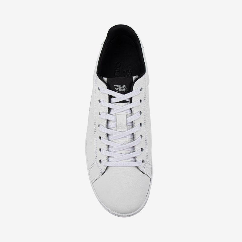 Zapatilla-casual-para-hombre-de-cuero-color-blanco