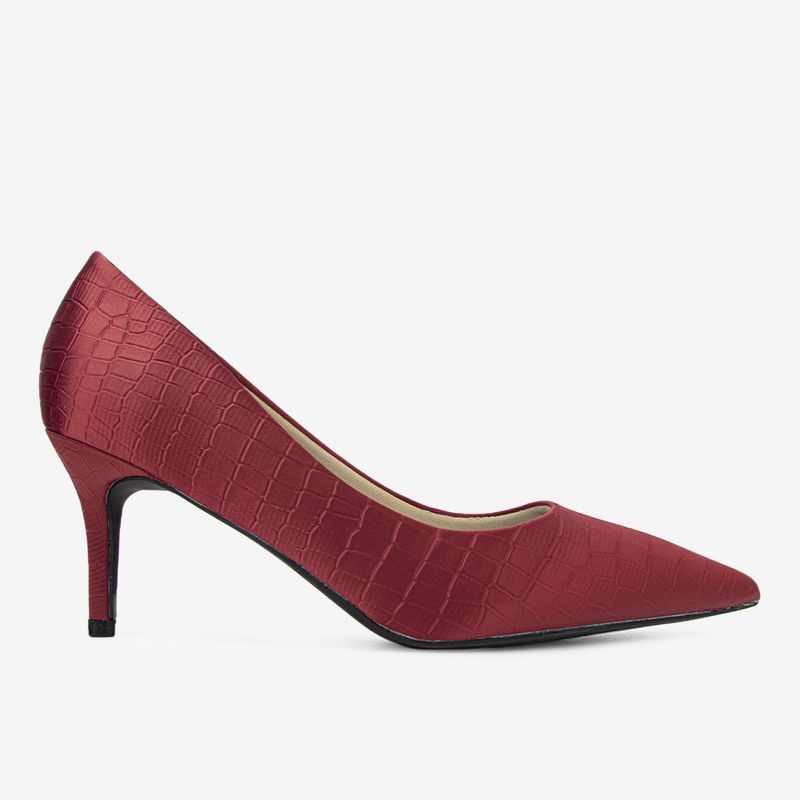 Zapatos-de-vestir-con-tacon-color-rojo-croco