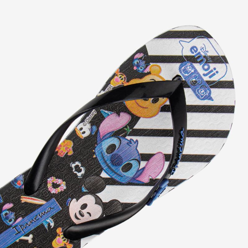 Sandalia Flip Flop De Niña Blanco/Negro 2PJC19-1746027288395