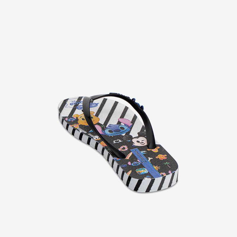Sandalia Flip Flop De Niña Blanco/Negro 2PJC19-1746027283211