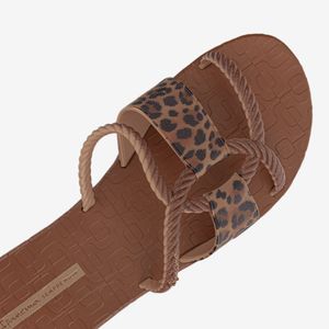 Sandalia Flip Flop De Mujer Marron 2IPE41