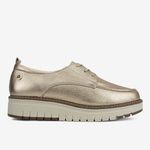 Zapato-casual-para-mujer-de-cuero-color-dorado