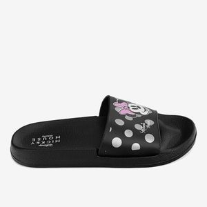 Sandalia Slider Minnie Mouse Negro 2NY068