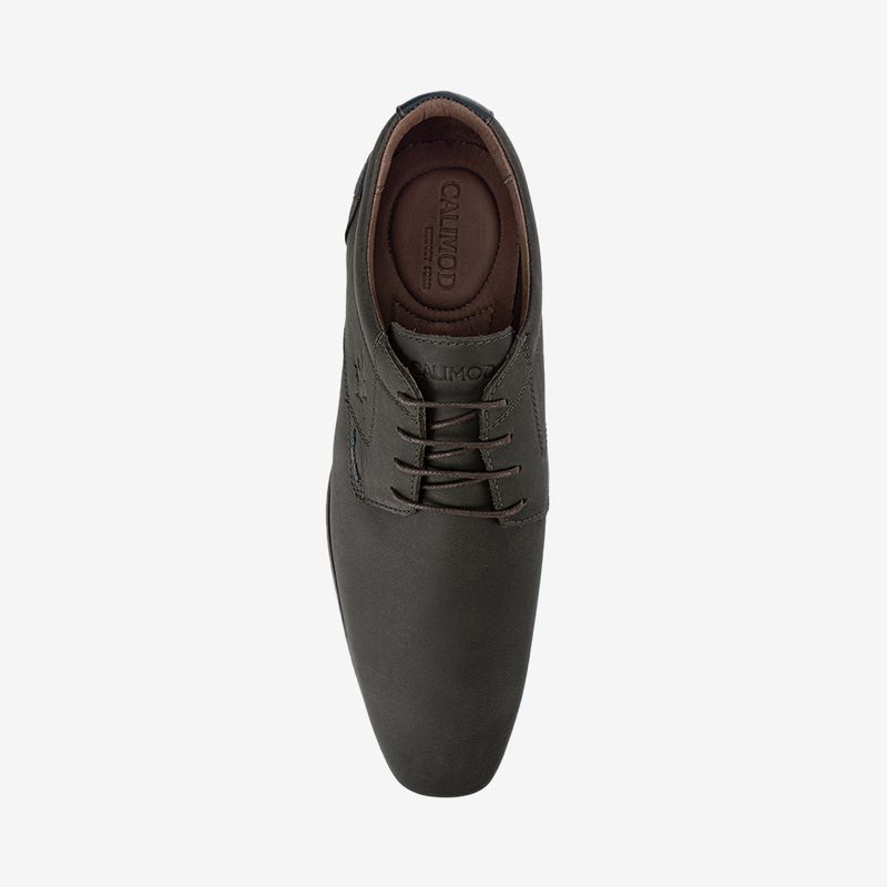 Zapato-casual-de-cuero-color-verde-musgo