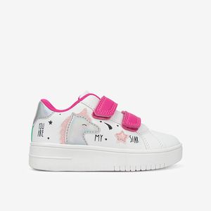Zapatilla Casual Blanco/Fucsia 2CZ100