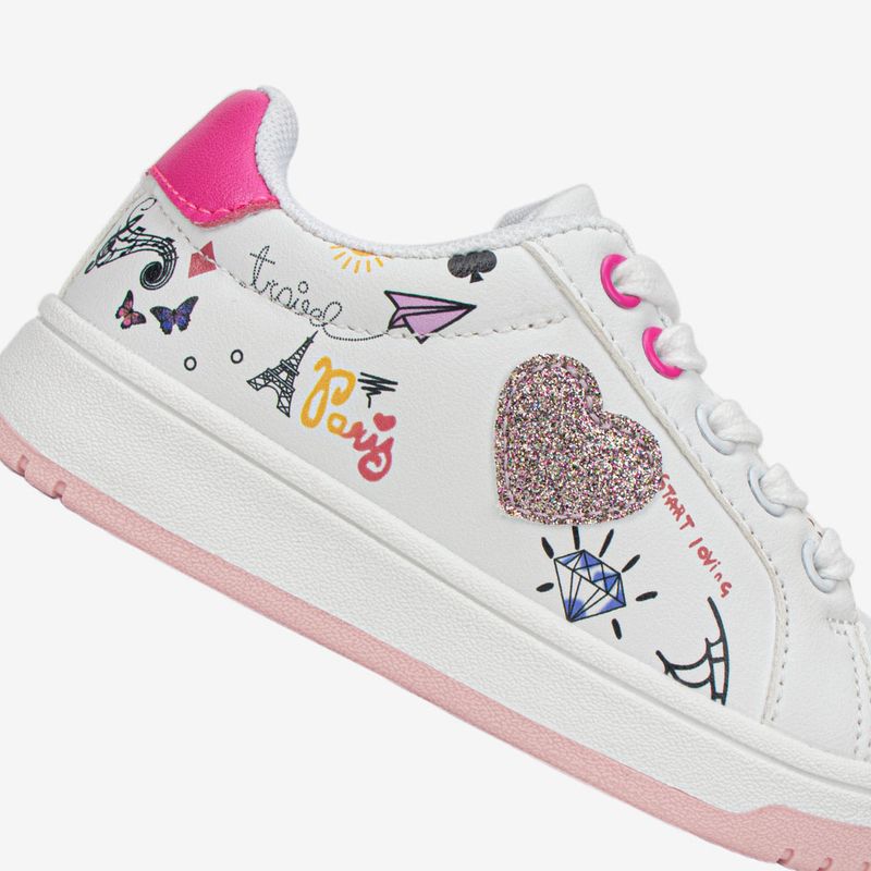 Zapatilla Casual Blanco/Rosa 2CZ099-1752263524498