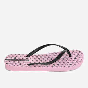 Sandalia Flip Flop Rosa/Negro 2IPK71