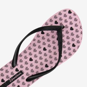 Sandalia Flip Flop Rosa/Negro 2IPK71